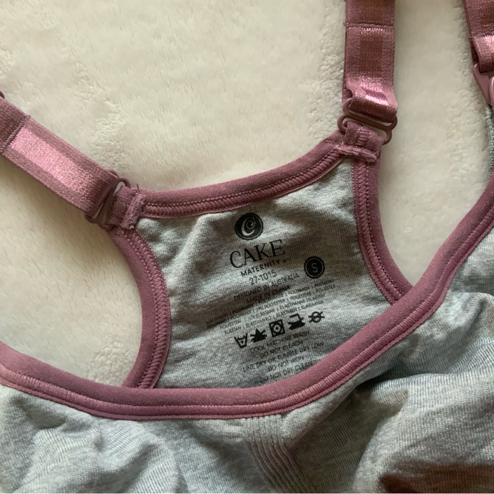 Cake Maternity Cotton Candy Seamless Sleep & Yoga Wire-free Nursing Bra - Picture 7 of 13